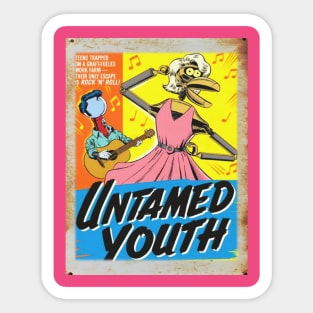 Mystery Science Rusty Barn Sign 3000 - Untamed Youth Sticker